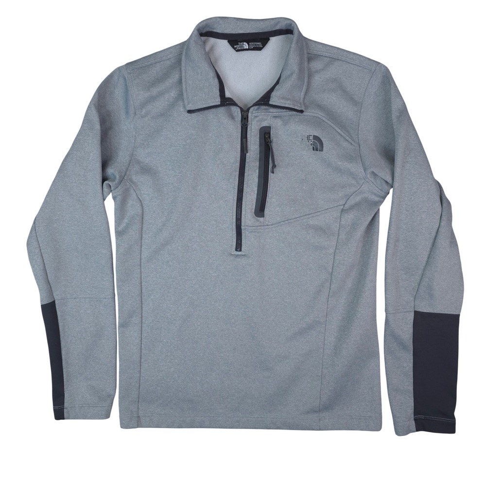 The North Face Mens S Gray Canyonlands 1/2 Zip‎ Fleece Pullover Gorpcore Outdoor